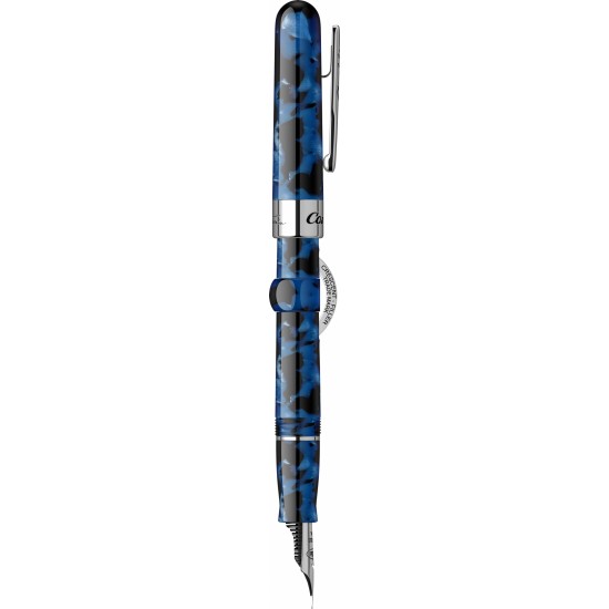Mark Twain Crescent Filler - Vintage Blue CT Stilou