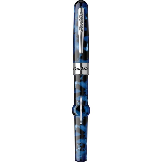 Mark Twain Crescent Filler - Vintage Blue CT - Omniflex Stilou