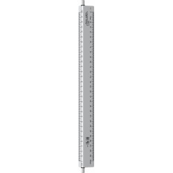 Rigla aluminiu cu scarar Topografie