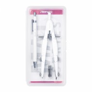 Set 3 White Mat Series TopLine Compas