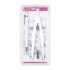 Set 3 White Mat Series TopLine Compas
