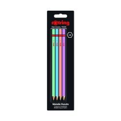 Blister 4 creioane grafit metalizate Rotring