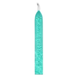 Baton ceara sigiliu neon turquoise cu fitil