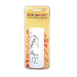 Banda adeziva de colorat Acvila 10 cm x 4 m