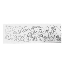 Banda adeziva de colorat Acvila 10 cm x 4 m