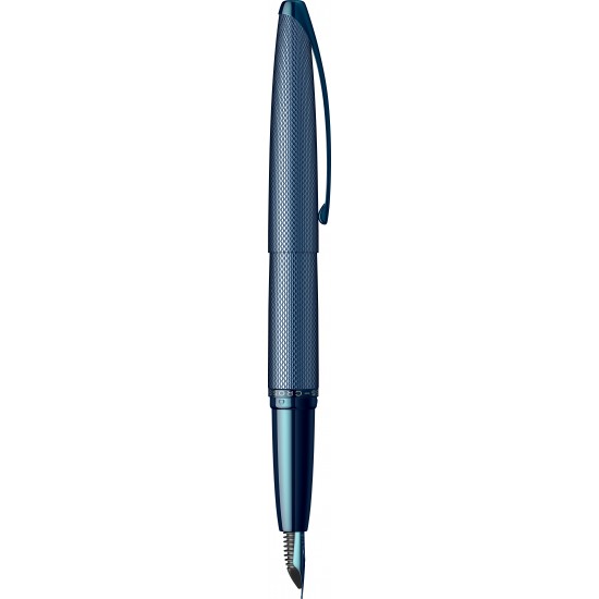 Brushed Blue PVD Stilou