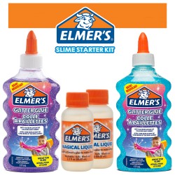 Set Elmers starter slime blue+purple