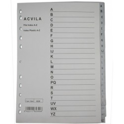 INDEX PLASTIC A-Z A4
