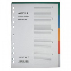 SEPARATOR PLASTIC A4 5 BUC /SET