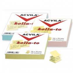 STICKY NOTES IN Z BLEU 76x76