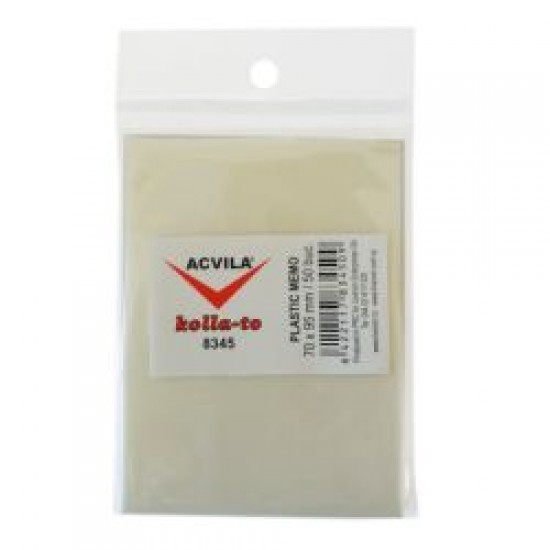 Notes autoadeziv plastic 70 x 95 mm - set 50 buc