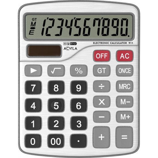 Calculator birou 10 digits -  carcasa metal Acvila