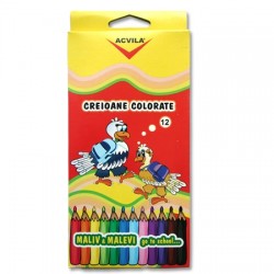 Creioane colorate set 12 ACVILA