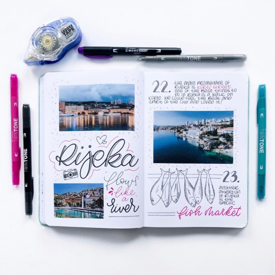 Set Travel Journal 7 piese