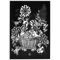 Plansa catifea A4 - colectia Botanica