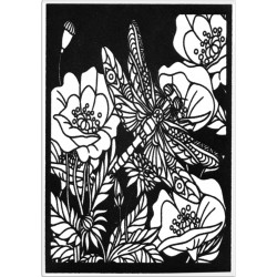Plansa catifea A4 - colectia Botanica