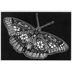 Plansa catifea A4 - Colectia Fluturi