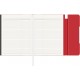 Notes B6 tip mapa inscriptionata Parker red