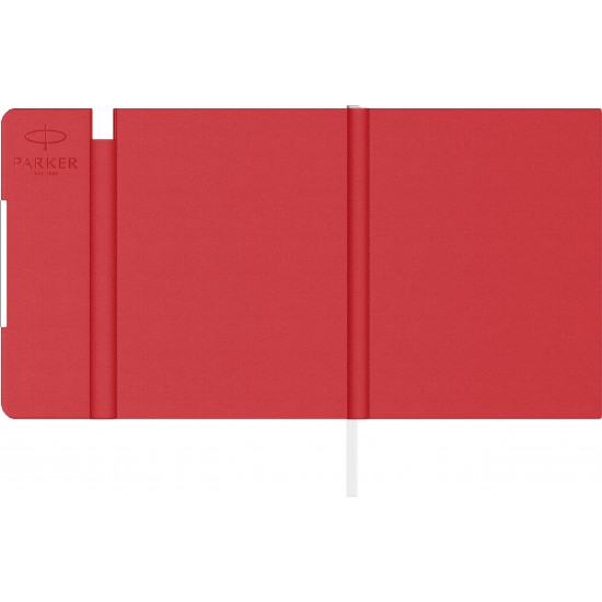 Notes B6 tip mapa inscriptionata Parker red