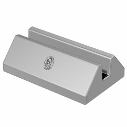 Shiny Chrome & Grey Suport Carti de Vizita M-670