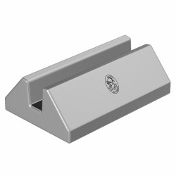 Shiny Chrome & Grey Suport Carti de Vizita M-670