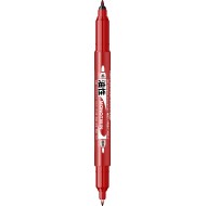 Twin Tip Marker Caligrafic Red