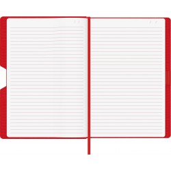 Agenda A5 canvas red