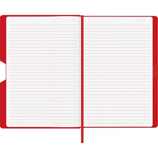 Agenda A5 canvas red Agenda A5 canvas red