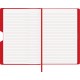 Agenda A5 canvas red Agenda A5 canvas red