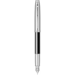 Glossy Black & Brushed Chrome NT Stilou