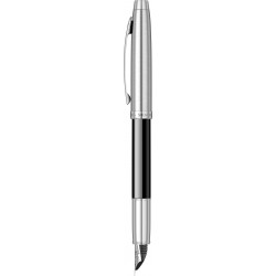 Glossy Black & Brushed Chrome NT Stilou