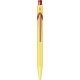 Pix 849 canary yellow cu etui metalic