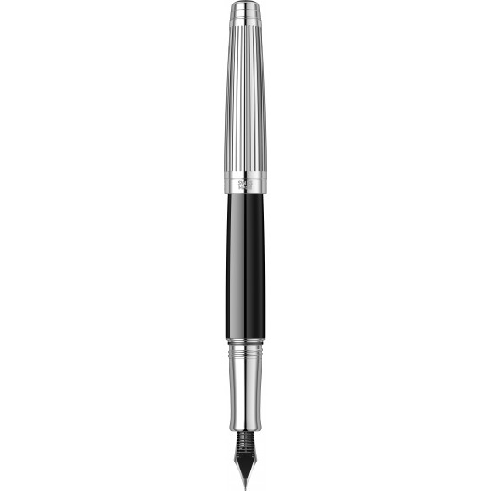 Stilou Bicolor Black SRT cu penita aur 18K