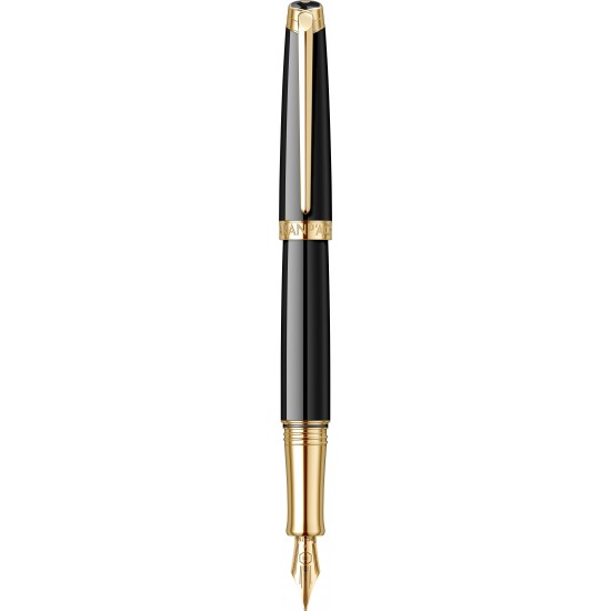 Stilou Ebony Black GT cu penita aur 18K