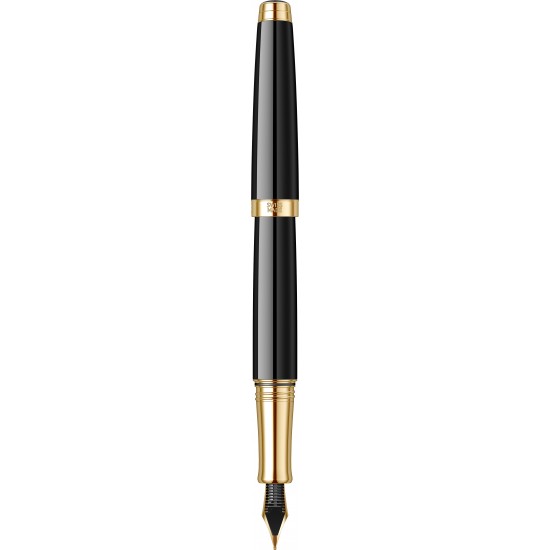 Stilou Ebony Black GT cu penita aur 18K