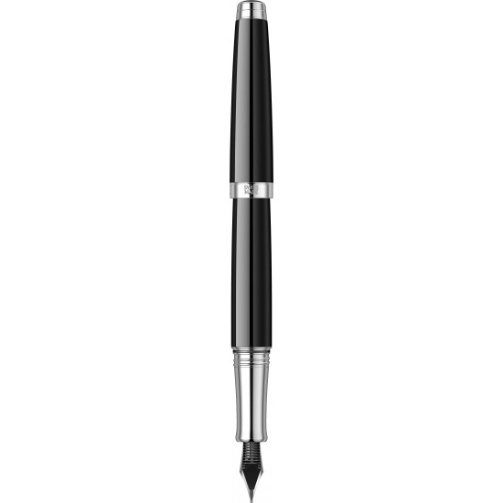 Stilou Ebony Black SRT cu penita aur 18K
