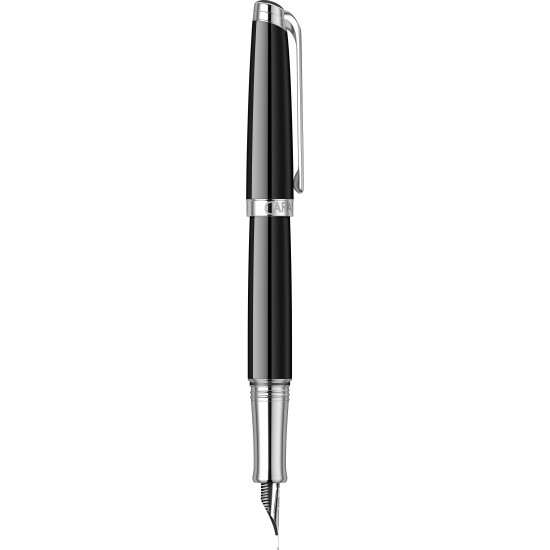 Stilou Ebony Black SRT cu penita aur 18K