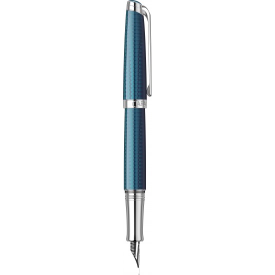 Stilou Grand Bleu SRT cu penita aur 18K