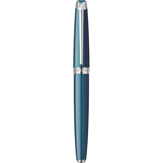 Stilou Grand Bleu SRT cu penita aur 18K