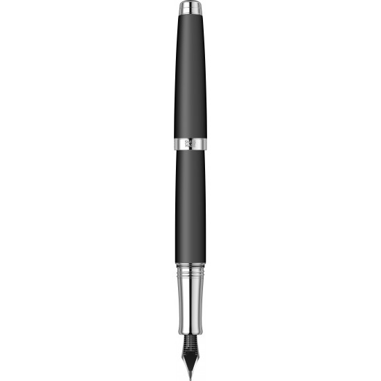 Stilou Matte Black SRT cu penita aur 18K