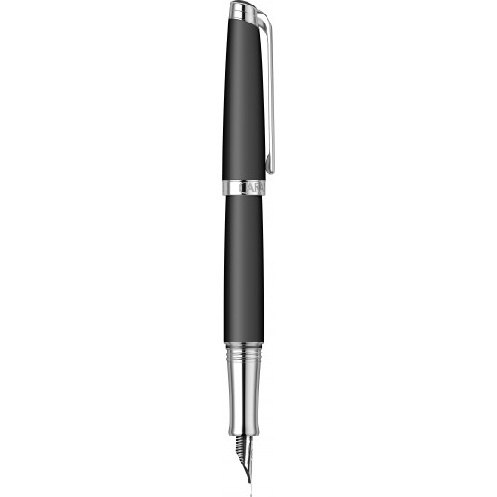 Stilou Matte Black SRT cu penita aur 18K