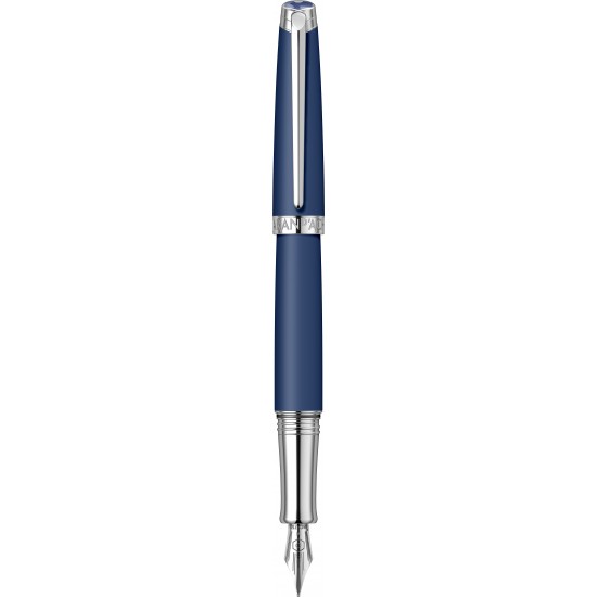 Stilou Matte Blue SRT cu penita aur 18K