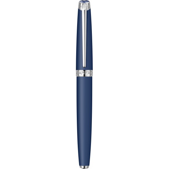 Stilou Matte Blue SRT cu penita aur 18K