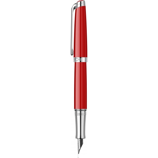 Stilou Scarlet Red SRT cu penita aur 18K