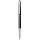 Stilou slim Ebony Black SRT cu penita aur 18k