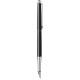 Stilou slim Ebony Black SRT cu penita aur 18k