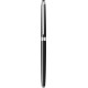 Stilou slim Ebony Black SRT cu penita aur 18k