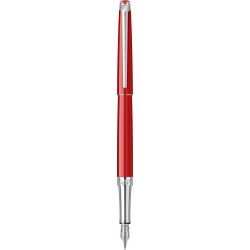 Stilou slim Scarlet Red SRT cu penita aur 18k