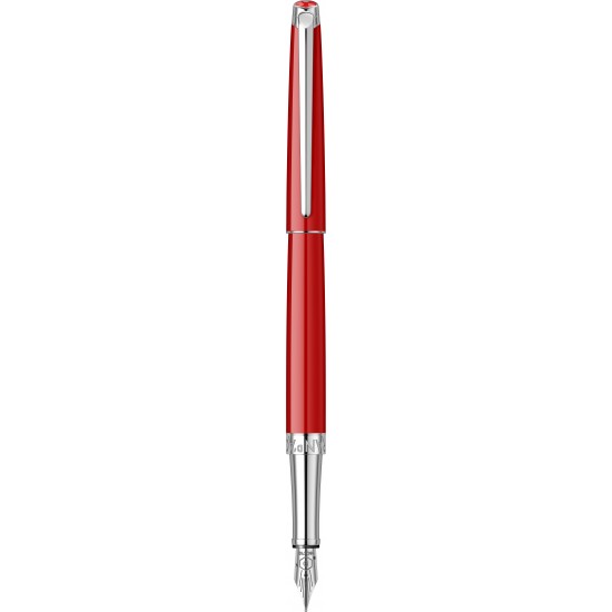 Stilou slim Scarlet Red SRT cu penita aur 18k
