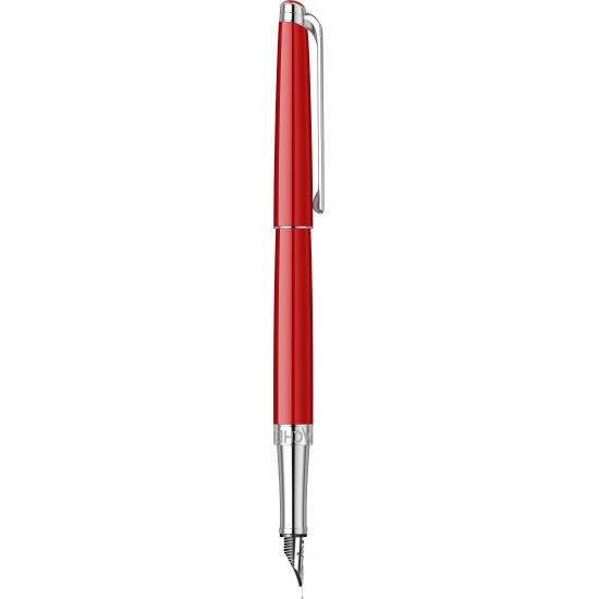 Stilou slim Scarlet Red SRT cu penita aur 18k